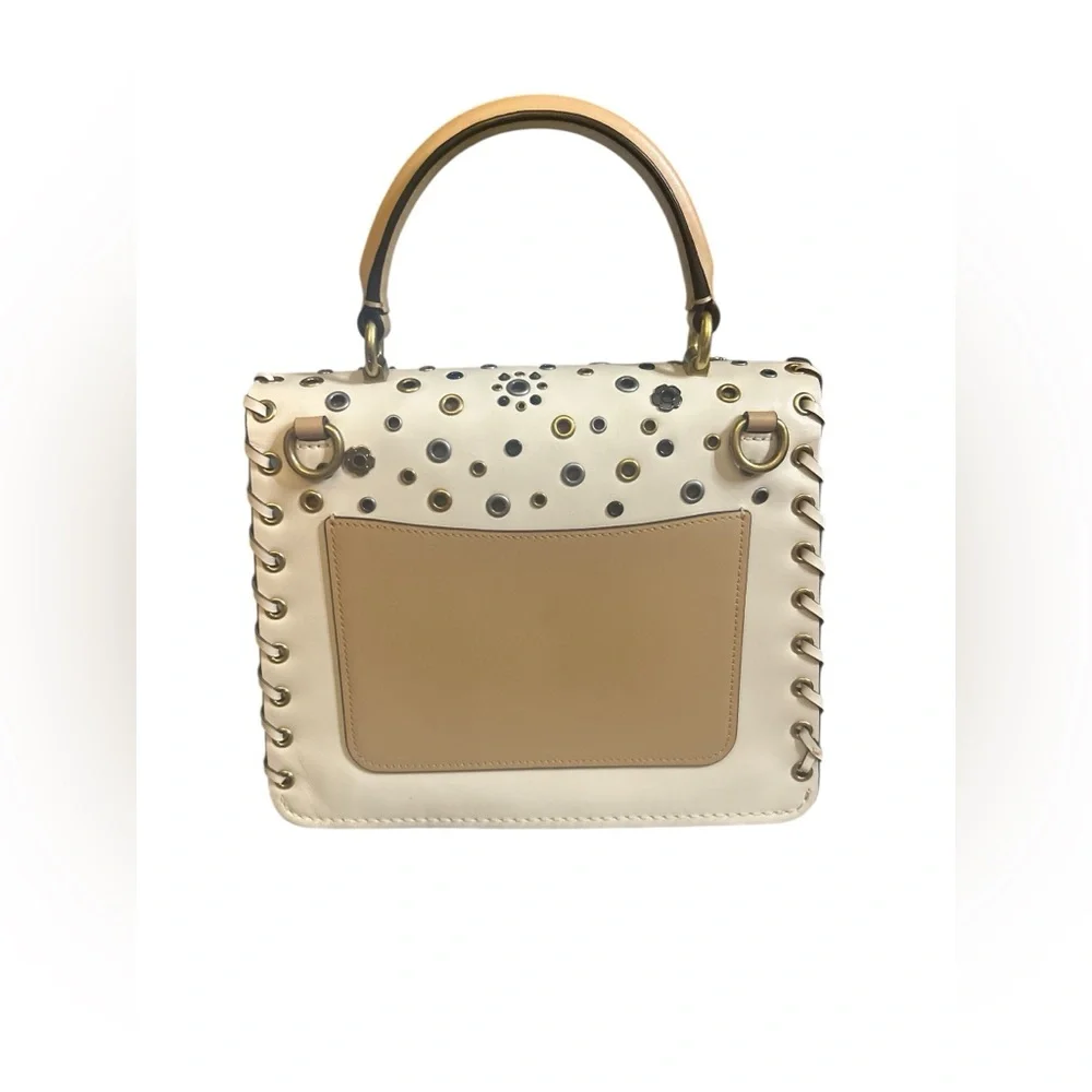 Coach Parker Restored Top Handle Whipstitch - Picture 2 of 9